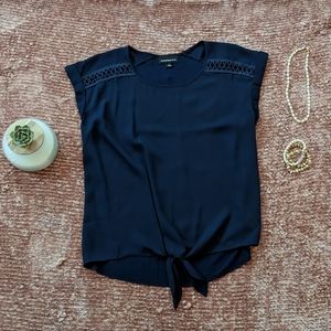Navy Fortune + Ivy top